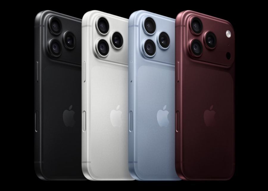 iPhone 18 Pro in black, silver, glacier, and burgundy