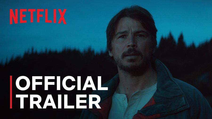 Below on Netflix: Josh Hartnett in the official trailer still, filmed on the Newfoundland coast