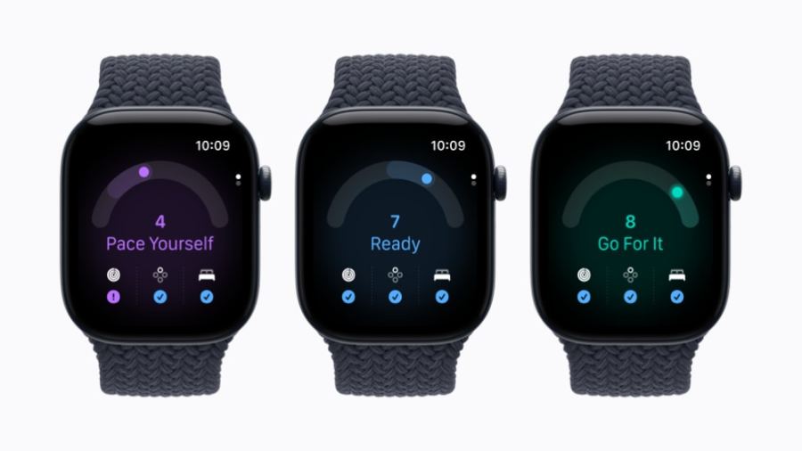 Apple Watch Series 12 Readiness score examples