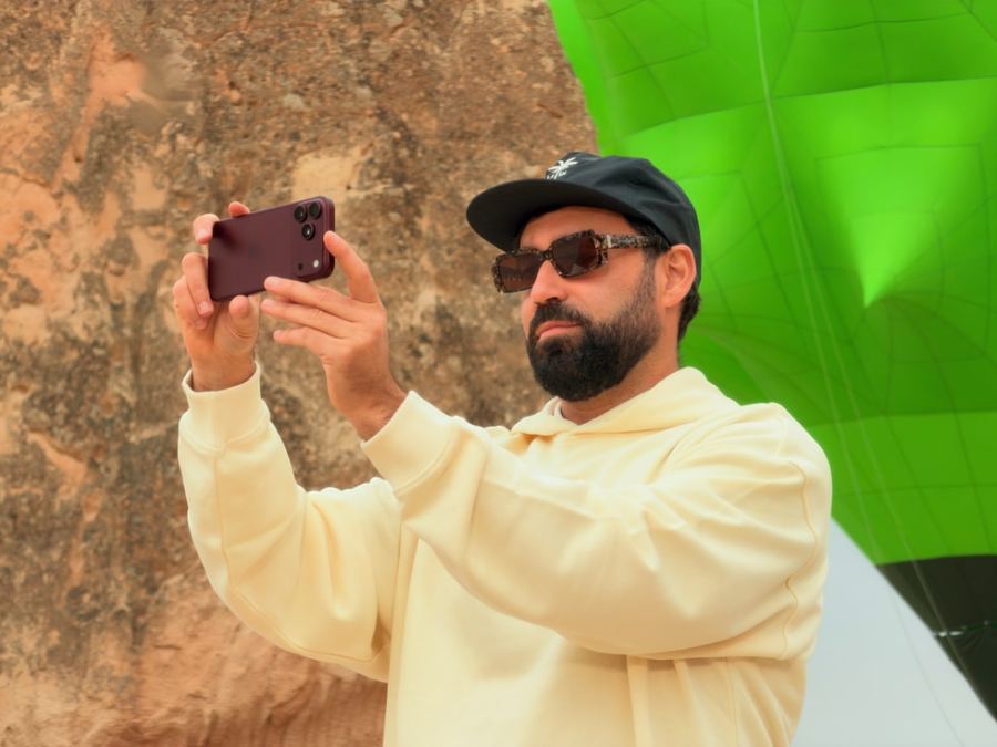 Filming the Cappadocia fashion show on iPhone 18 Pro Max