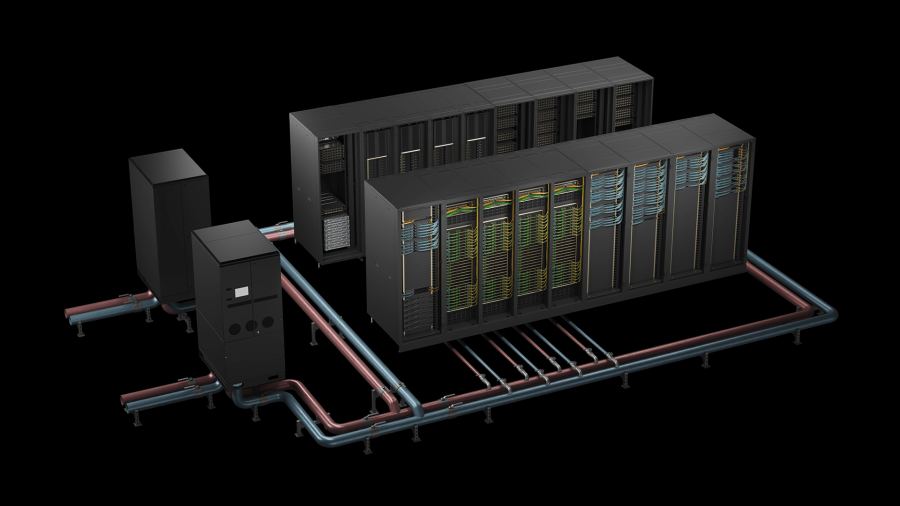 Liquid-cooled rack-scale systems designed for dense AI workloads illustrate the infrastructure DeepInfer targets.