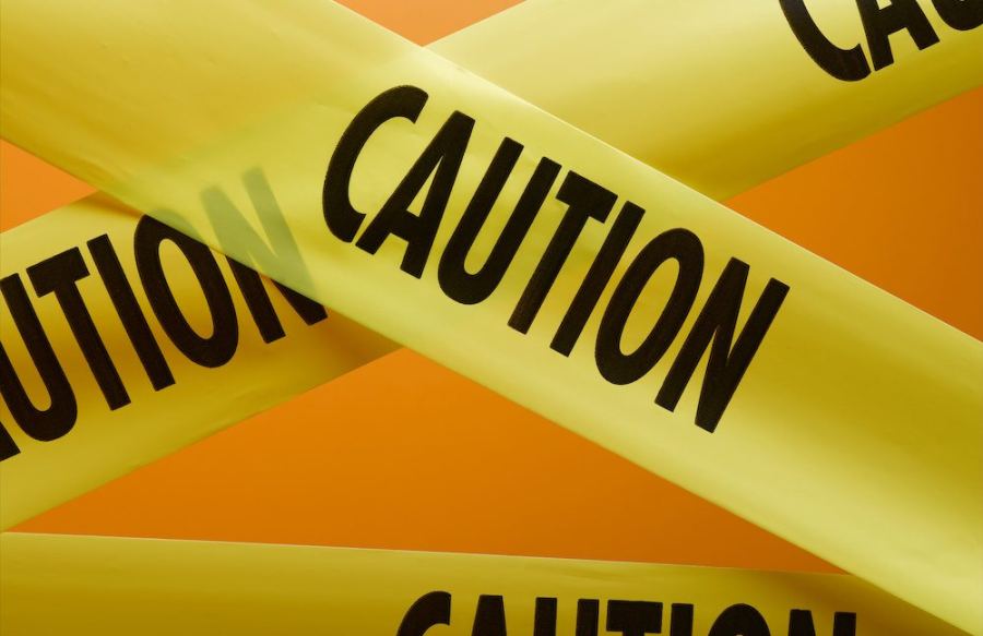 Caution tape — a fitting visual for the scramble that followed the PHP2Shell disclosure