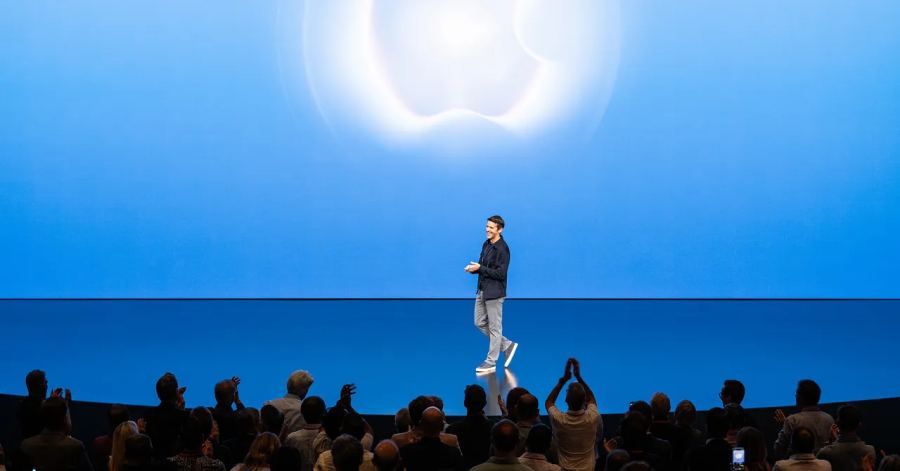 John Ternus walks the stage at Apple’s September event, the first major keynote under his leadership.