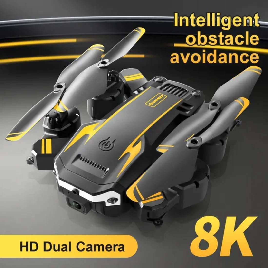 Drone with 4k Camera Foldable 1080P HD Drone with FPV Live Video, Gestures Selfie, Altitude Hold, One Key Take Off/Landing, 3D Series Flips, Headless Mode, Aerial for Kids and Adults. 